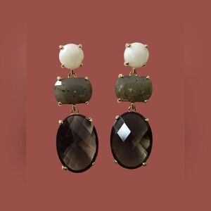 NWT LOFT Stone Dangle Earrings